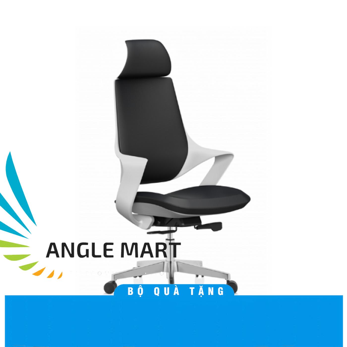 Ghế Trưởng Phòng Siêu Cao Cấp, Lưng Cao Có Gối, Chân Nhôm Cao AGM618A giá rẻ