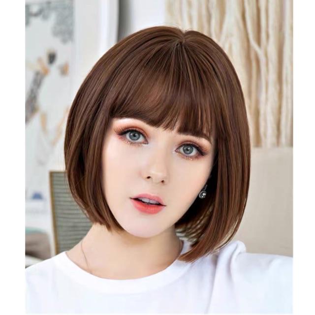 TÓC GIẢ BỘ NGẮN CỤP NHẸ TẶNG LƯỚI TRÙM TÓC