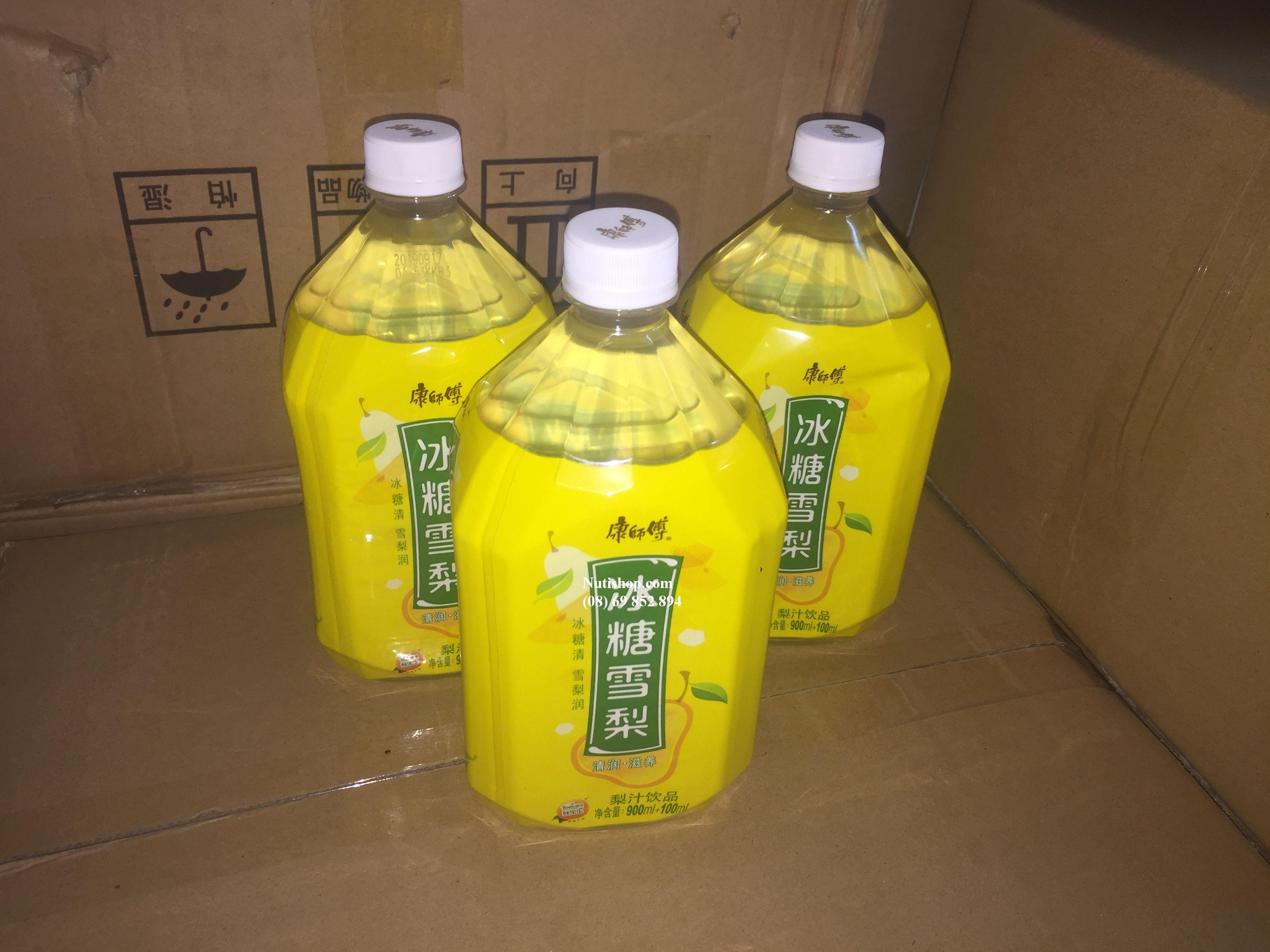 Nước lê đường phèn Đài Loan chai 1000ml