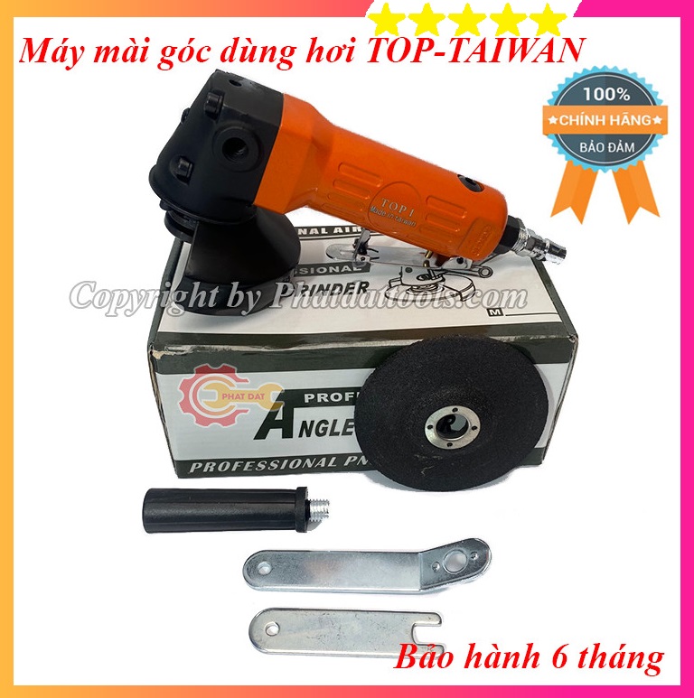 Máy mài góc dùng hơi TOP - Made in Taiwan - Máy mài cắt đa năng khí nén - Thợ Săn Máy Ngon