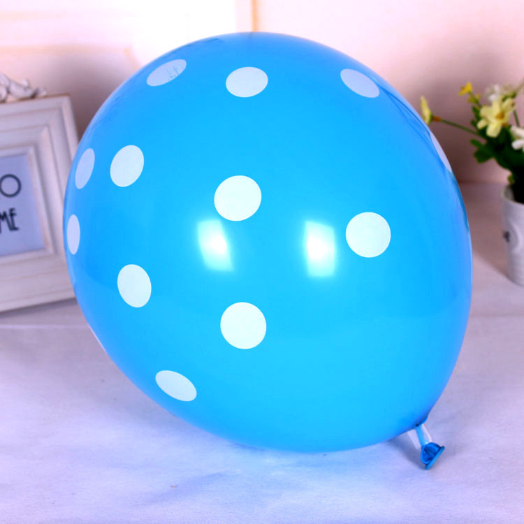 10 bong bóng chấm bi trang trí sinh nhật B002