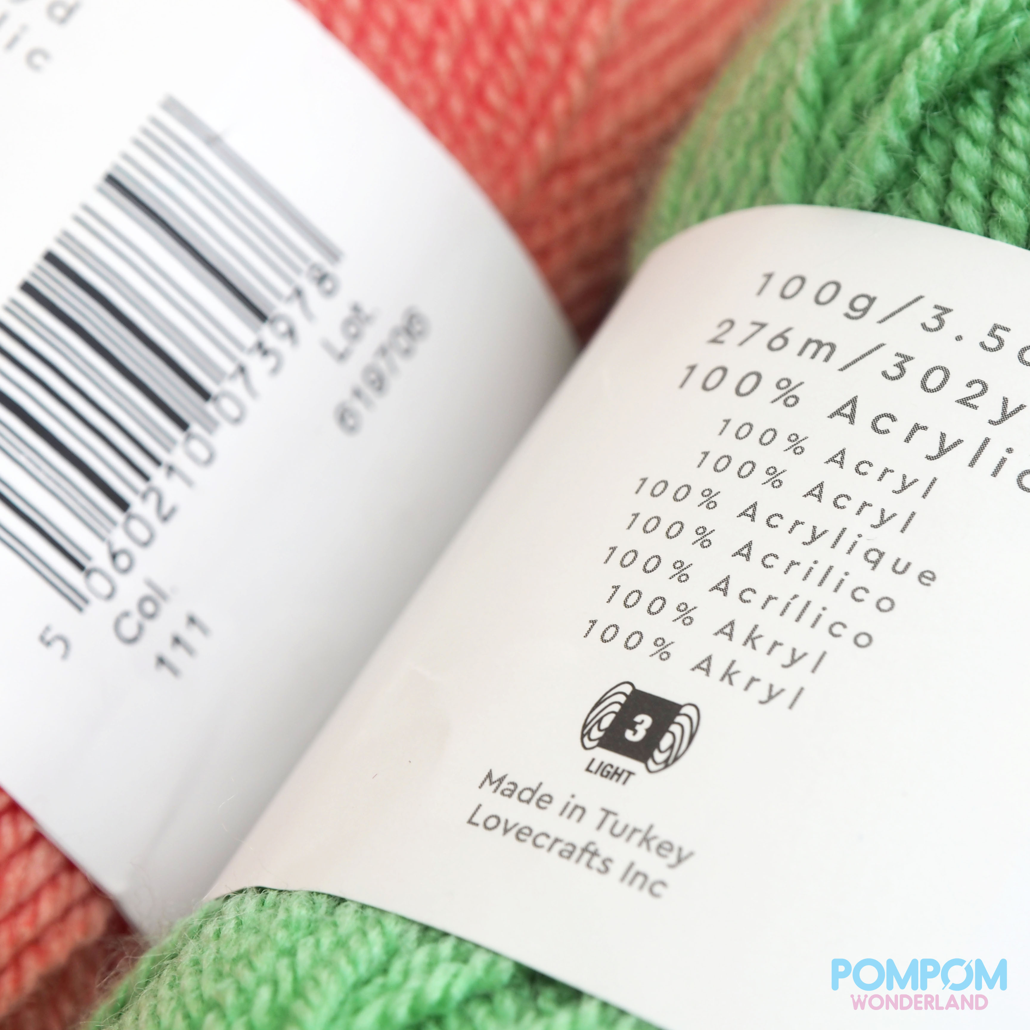 Len sợi Acrylic Paintbox Yarns Simply DK (Tông màu tươi)