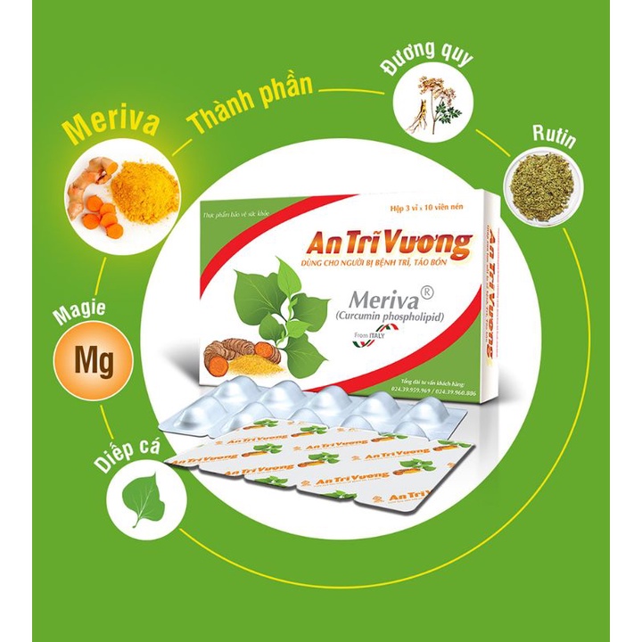 COMBO An Trĩ Vương ( Viên Uống + Gel Bôi )