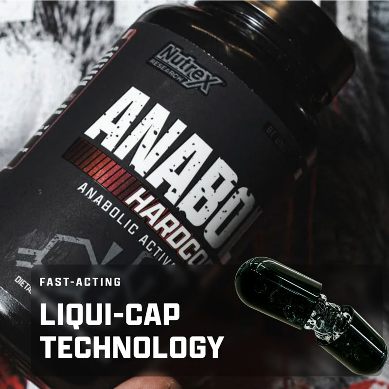 Nutrex Anabol Hardcore Thực Phẩm Hỗ Trợ Phát Triển Cơ Bắp (60 Viên)