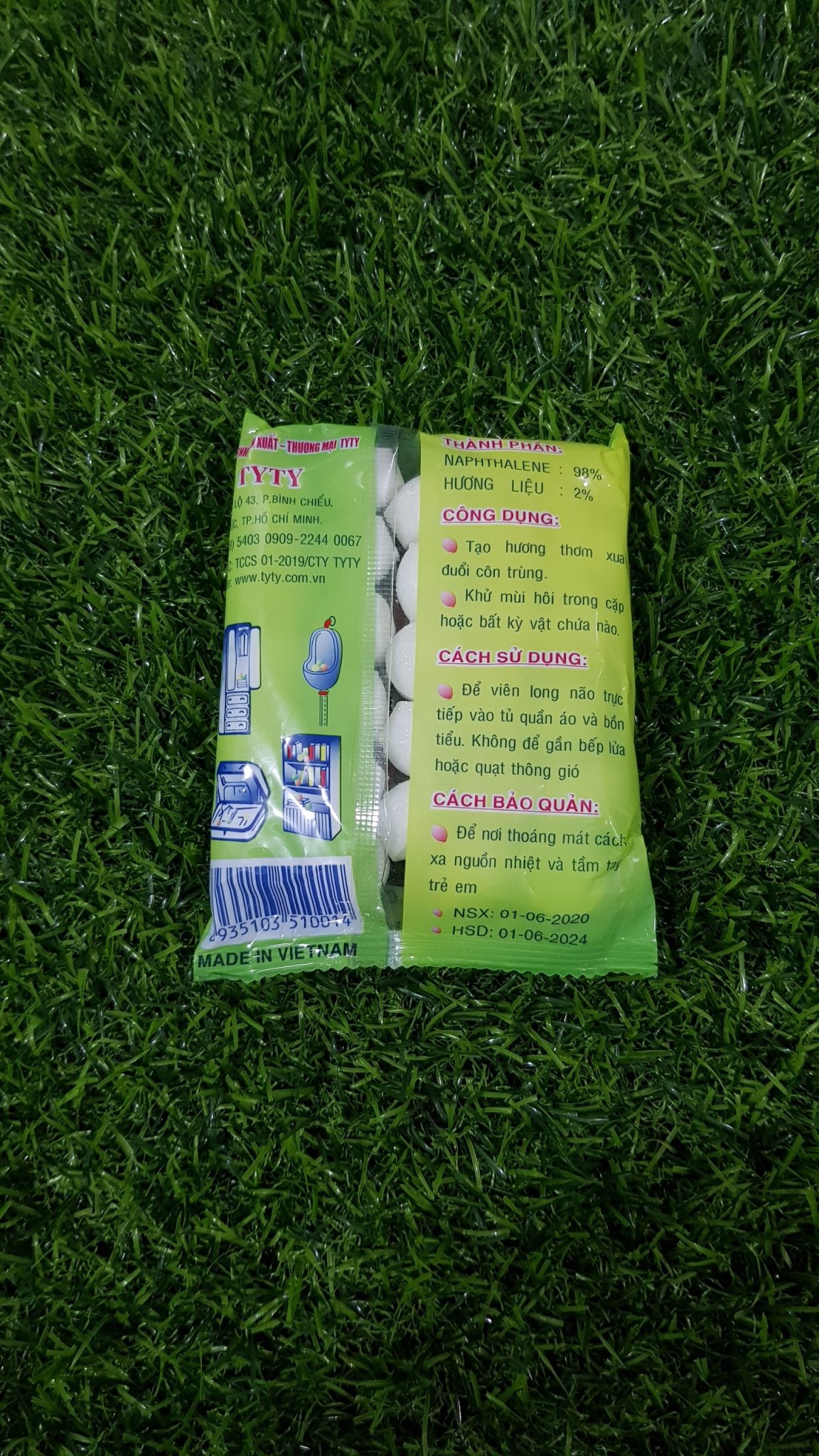 [HCM]Long não thơm TyTy 100g