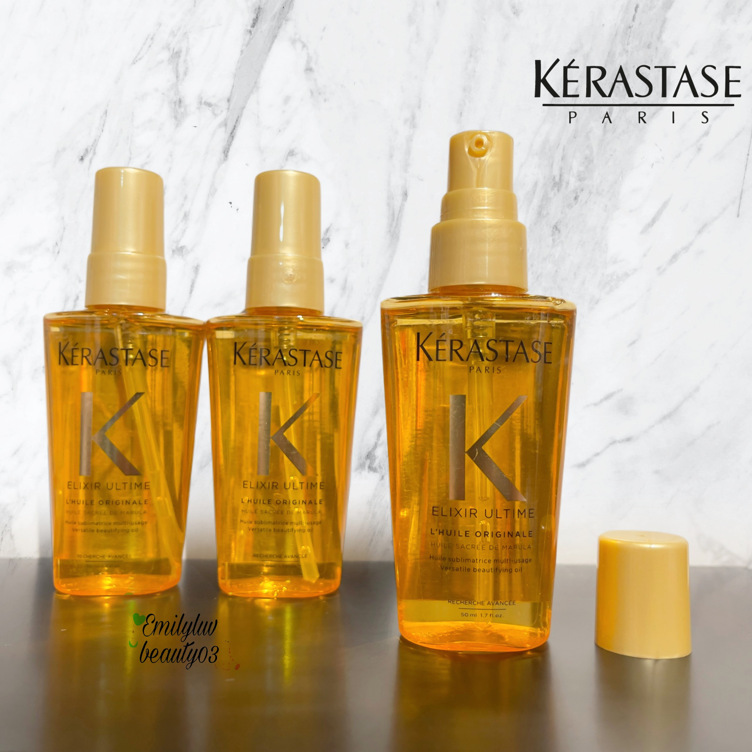 Dầu Dưỡng Tóc Phục Hồi Tóc Kerastase Elixir Ultime 50ml (Không kèm hộp)