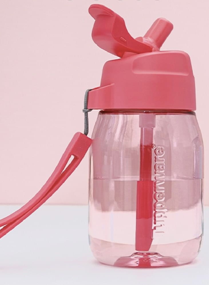 Bình nước Tupperware Mini Lohas có ống hút 350ml