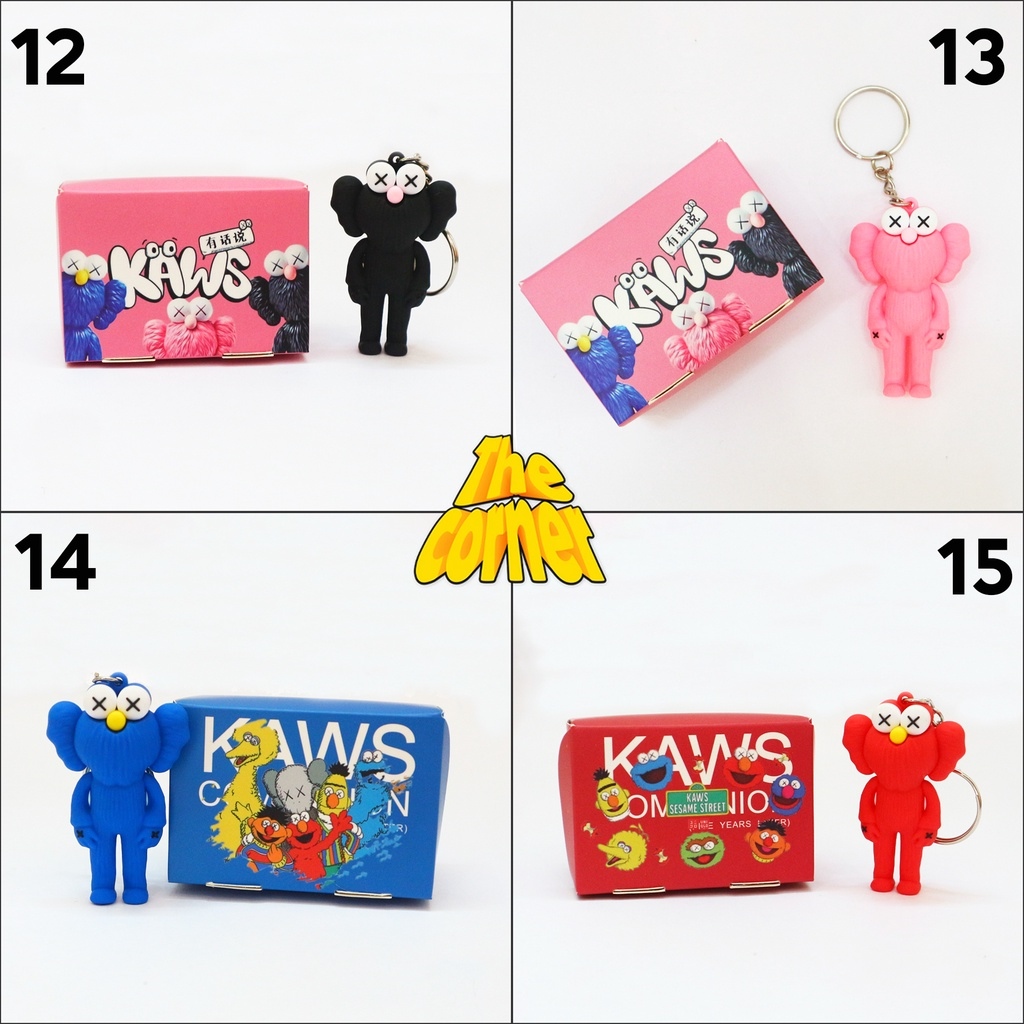 Móc khóa KAWS, móc khóa đa năng Kaws [ Full Box ]