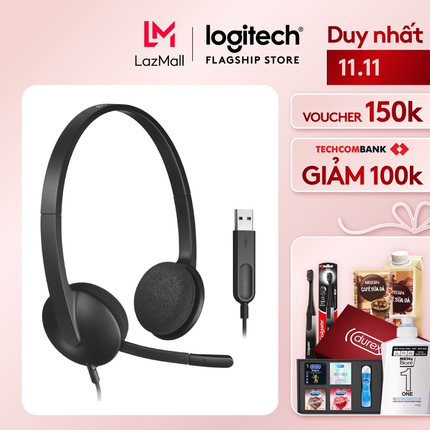 Tai nghe chụp tai LOGITECH H340 - Hãng Phân Phối...