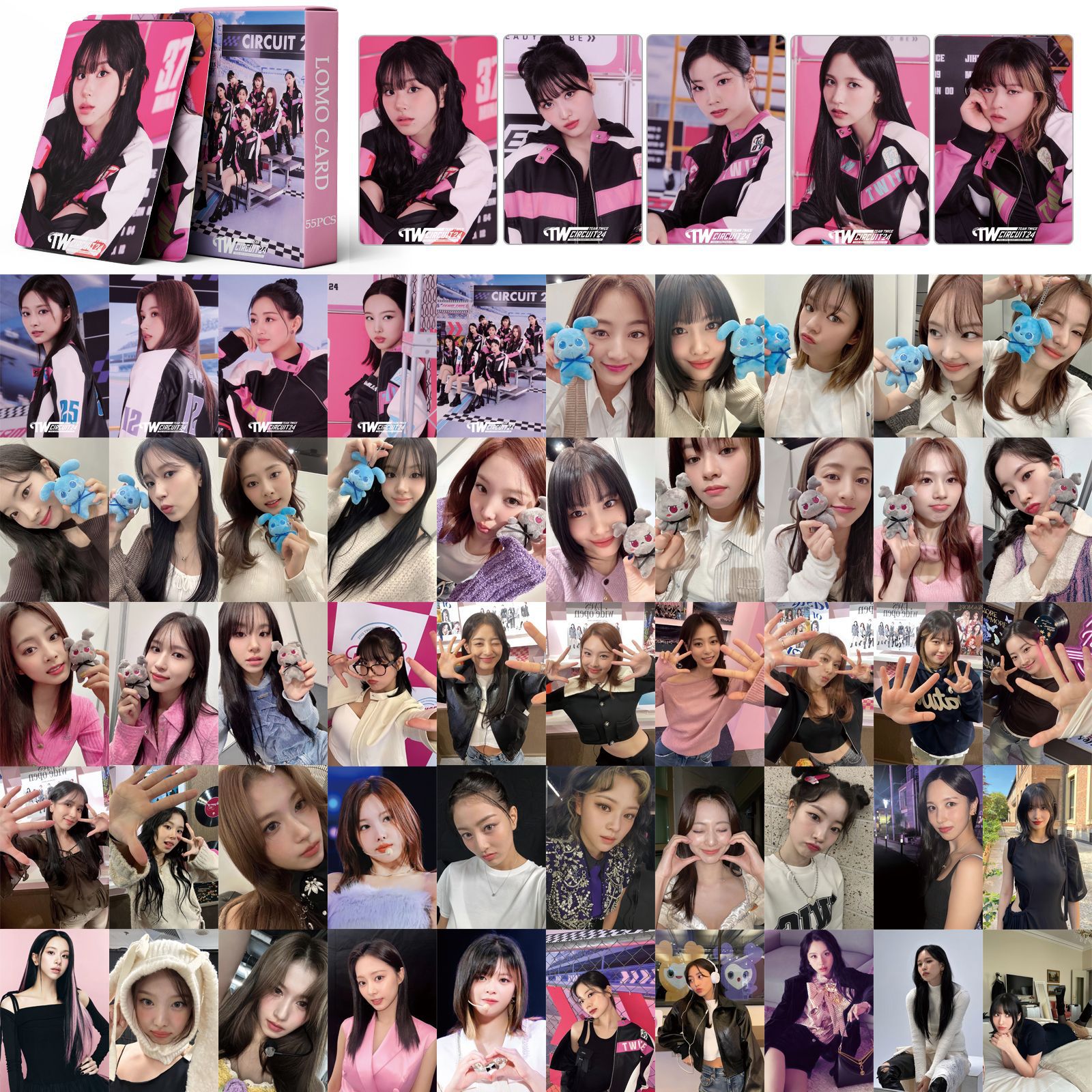 Set 55 lomo card twice - japan season’s greetings 2024 - circuit24