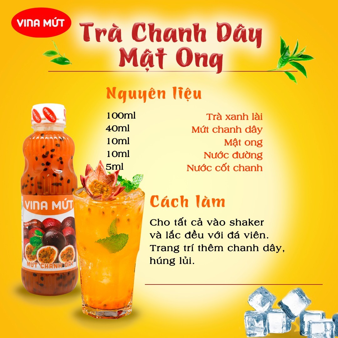 Sinh Tố Vina Mứt Chai 1000ml