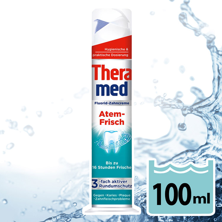 Theramed toothpaste head cream