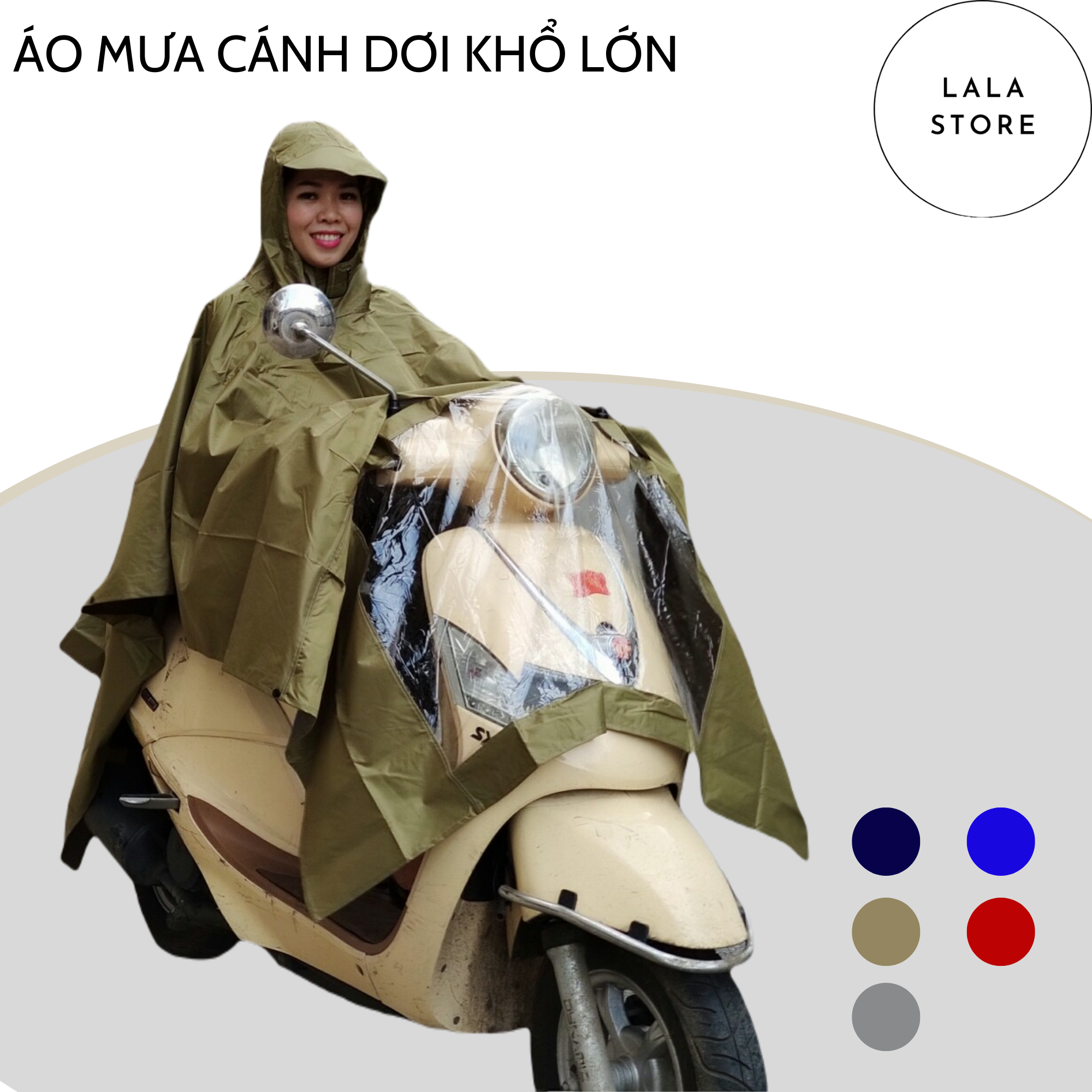 Áo mưa cánh dơi khổ lớn big size