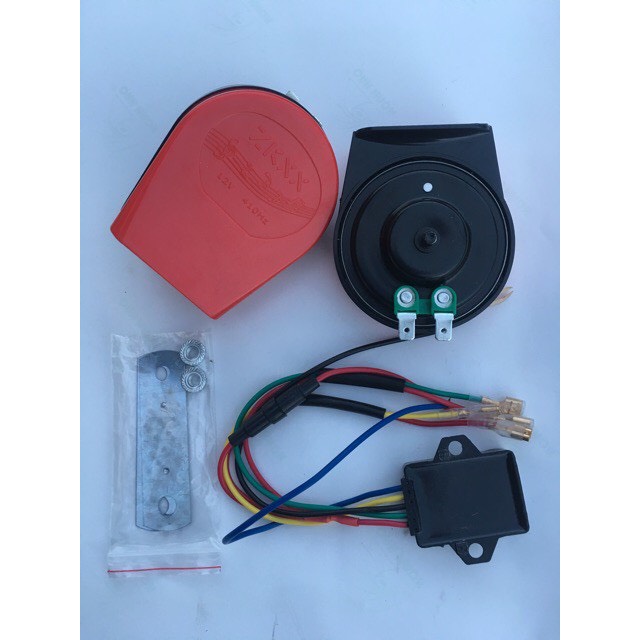 CÒI Ngân 8 Tiếng 12V Cho Xe Máy - ÔTô ( Gồm 2 Còi ÂM Thanh Cực Hay - Tặng Kèm Công Tắc )