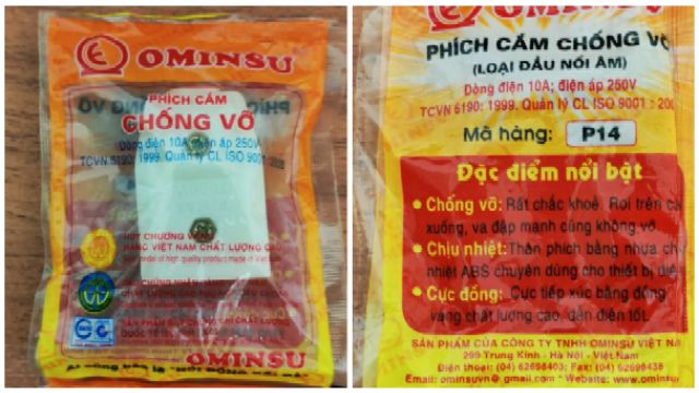 Phích cắm cái, phích cắm điện âm OMINSU® siêu bền