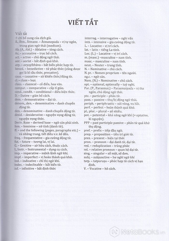 Ngữ Pháp Phạn Ngữ