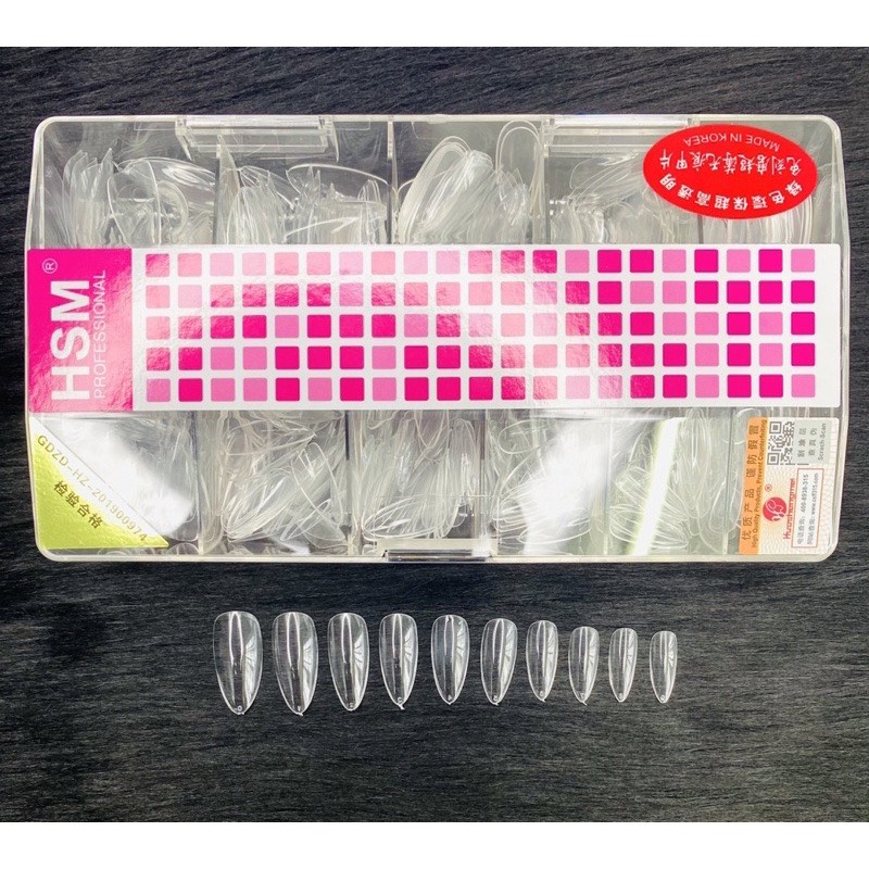 Móng úp HSM lẻ size - BẦU TRƠN