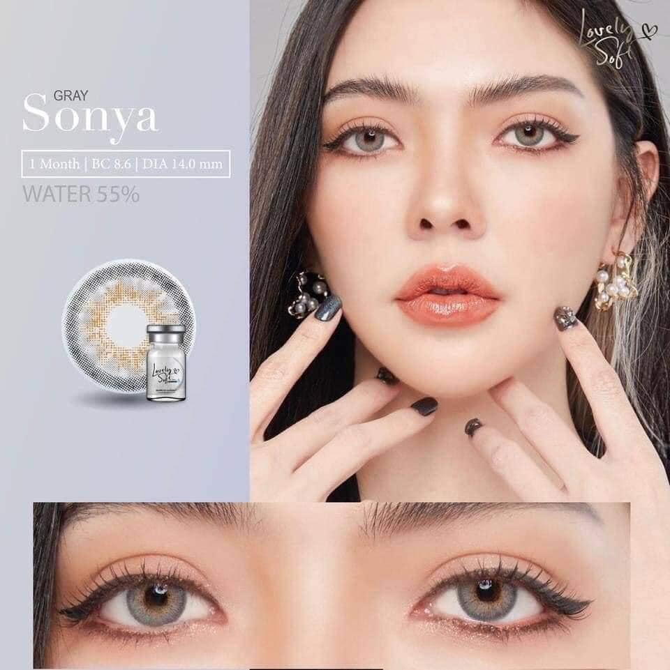 Kính áp tròng [ lens mắt ] GRAY 14.0 -14.2mm [ Tú Mây Contact Lens Bình Dương ]