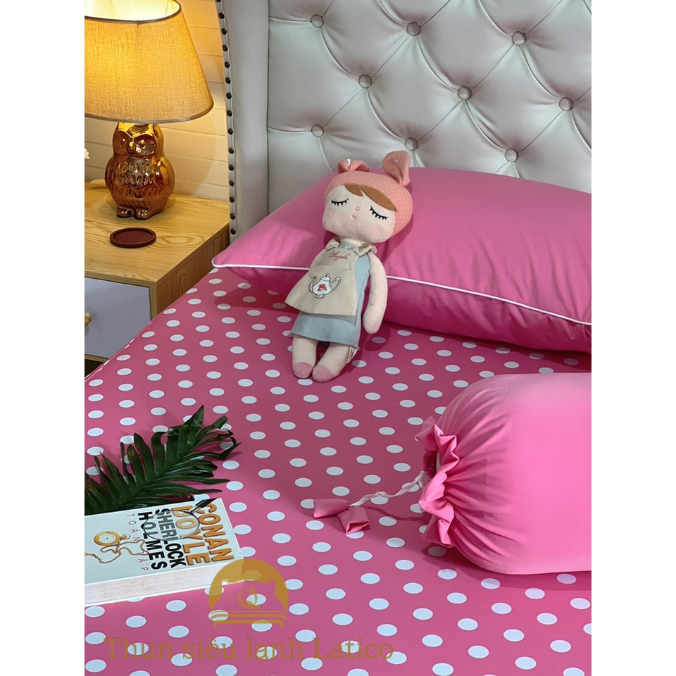 Bộ Drap Thun Siêu Lạnh Thái Lan Cao Cấp Latico