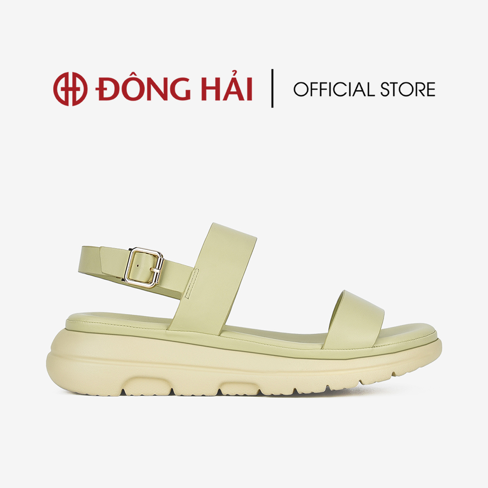Giày sandals nữ zucia quai ngang đế bằng 5cm - srx66