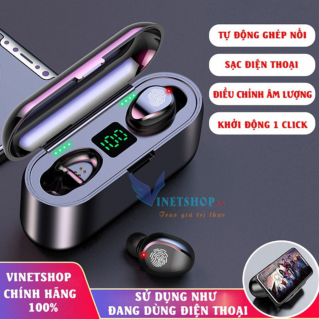 Nghe Amoi F9 True Wireless Headset Mua Tai Nghe Bluetooth True