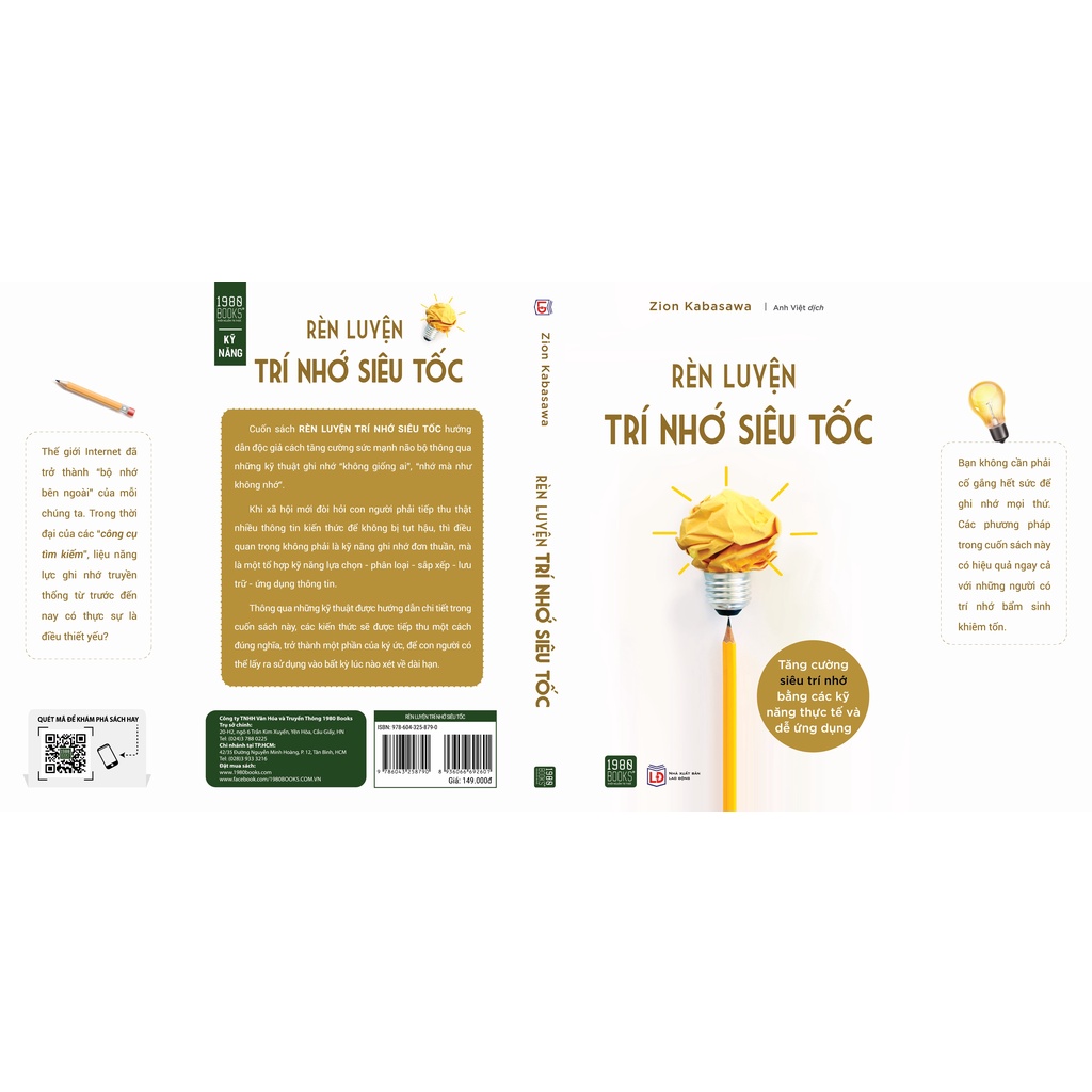 Sách - Rèn Luyện Trí Nhớ Siêu Tốc - 1980Books