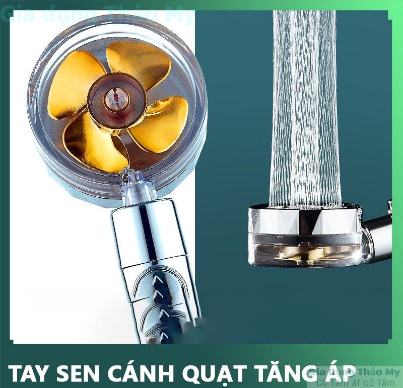 Vòi Sen Tăng Áp Cánh Quạt không dây