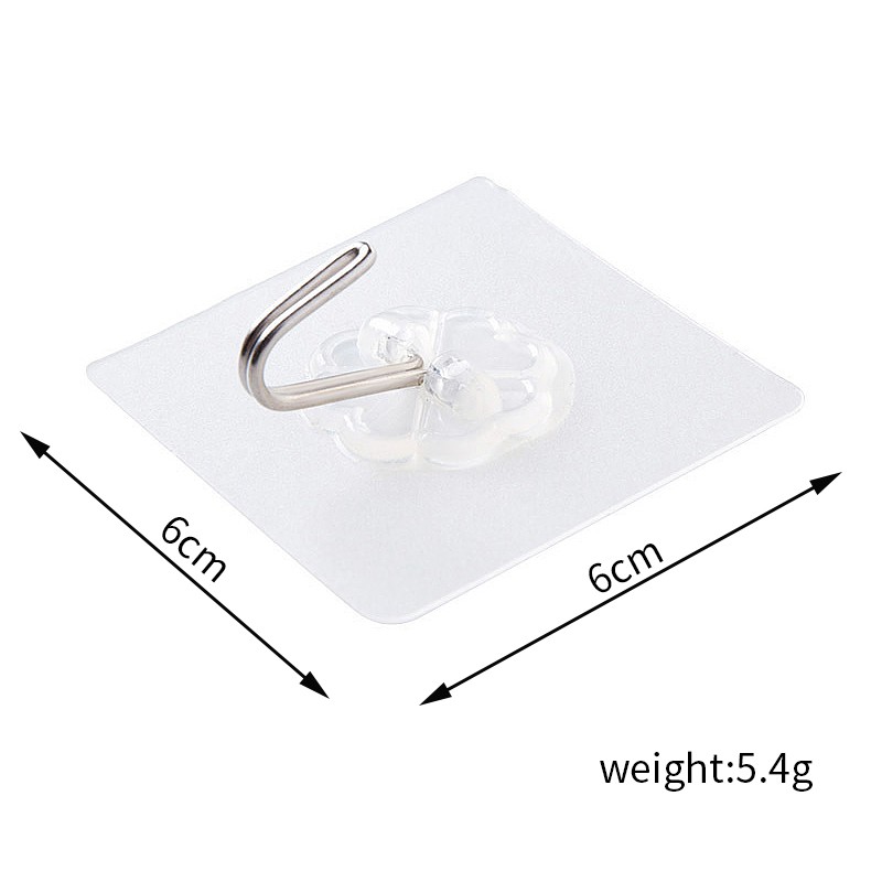 Combo 20 Móc Treo Đồ Dán Tường Siêu Chắc, Chịu Lực Cao