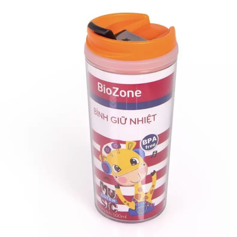 Ly cách nhiệt nhựa 500 ml biozone sunhouse