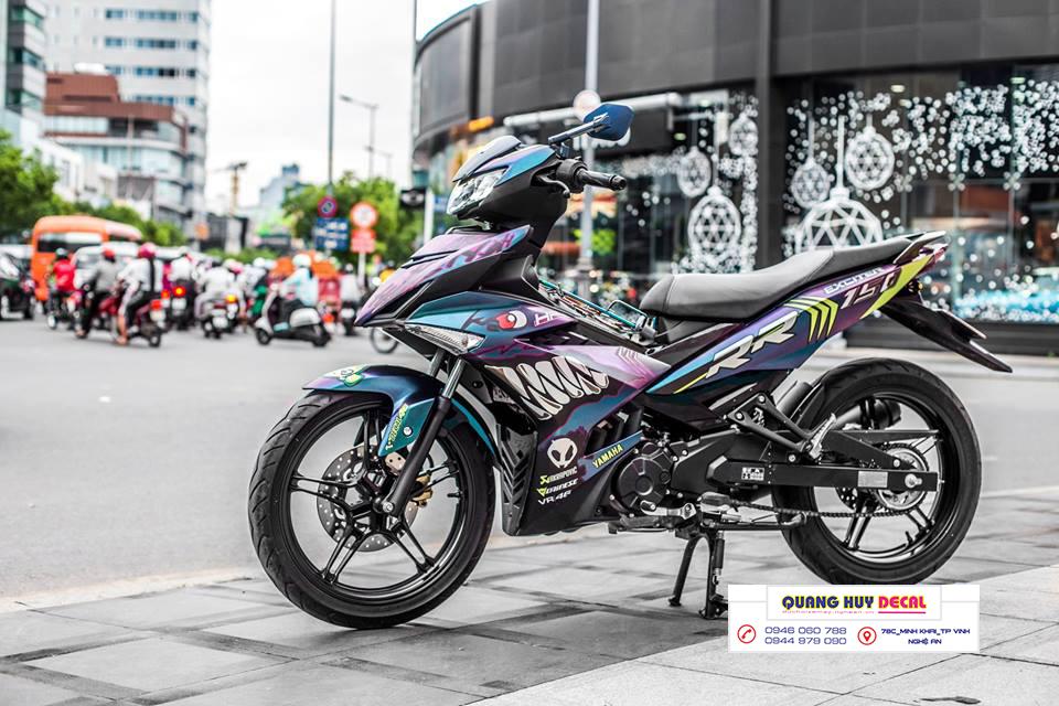 Tem trùm ex 150 cá mập xanh tím, tem exciter 150, team trùm exciter 150, tem xe exciter 150, team trùm ex 150, team xe exciter 150 cá mập xanh tím