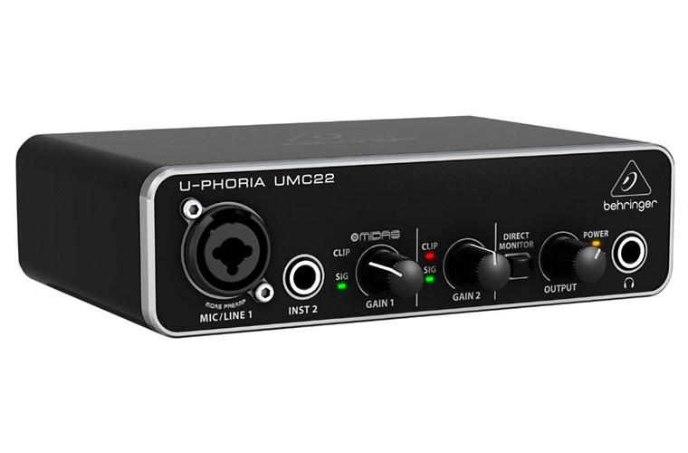 Sound Card Behringer U-PHORIA UMC22 USB