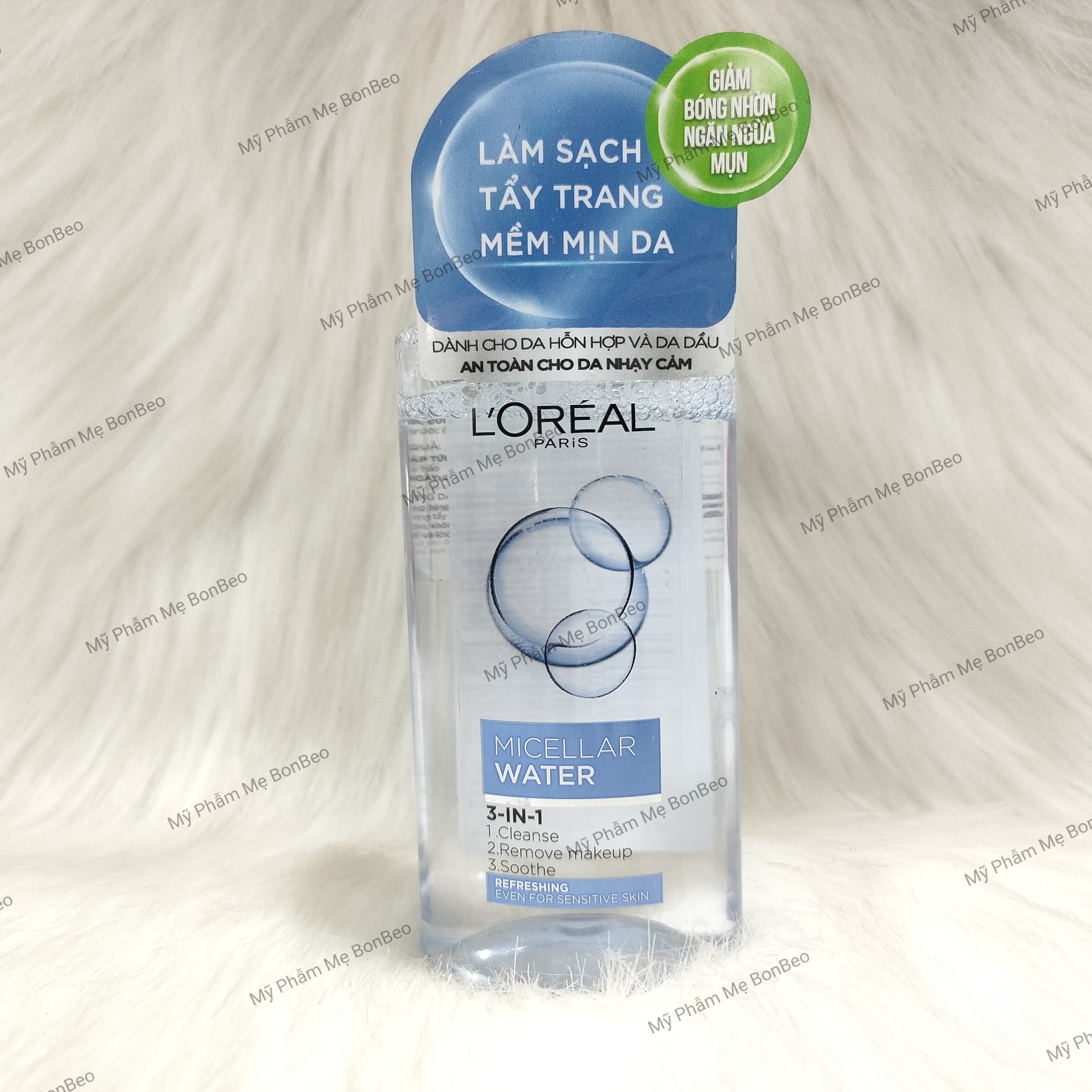 Nước tẩy trang Loreal- L'Oreal Paris 3-in-1 Micellar Water 95ml