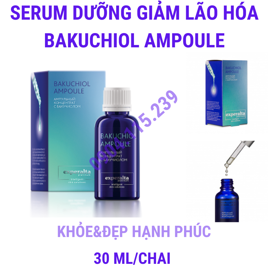 [ 416106 ] Serum dưỡng da Experalta Platinum HYDRA+ AMPOULE – 30 ml/chai