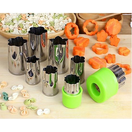 Dụng cụ cắt tỉa rau củ hình hoa 8 món
