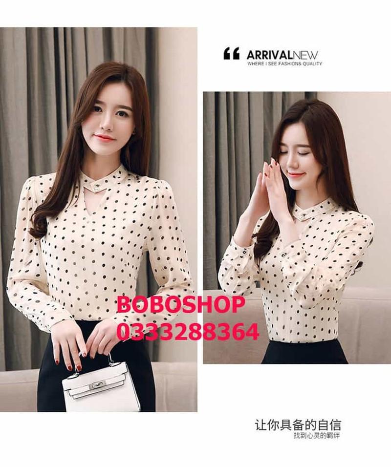 [HCM]ÁO CHẤM BI XINH SẮN