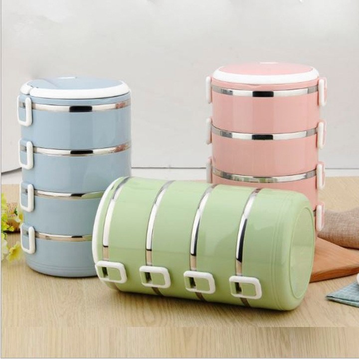Hộp Cơm Giữ Nhiệt 4 Tầng Cute