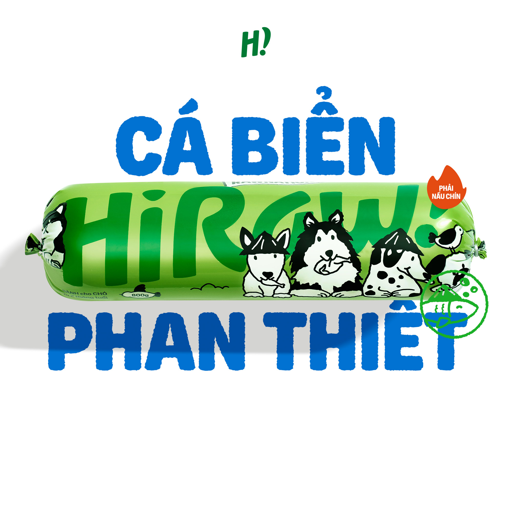 Thịt tươi xay dinh dưỡng cho chó 800g hi raw - nấu chín trước khi sử dụng -