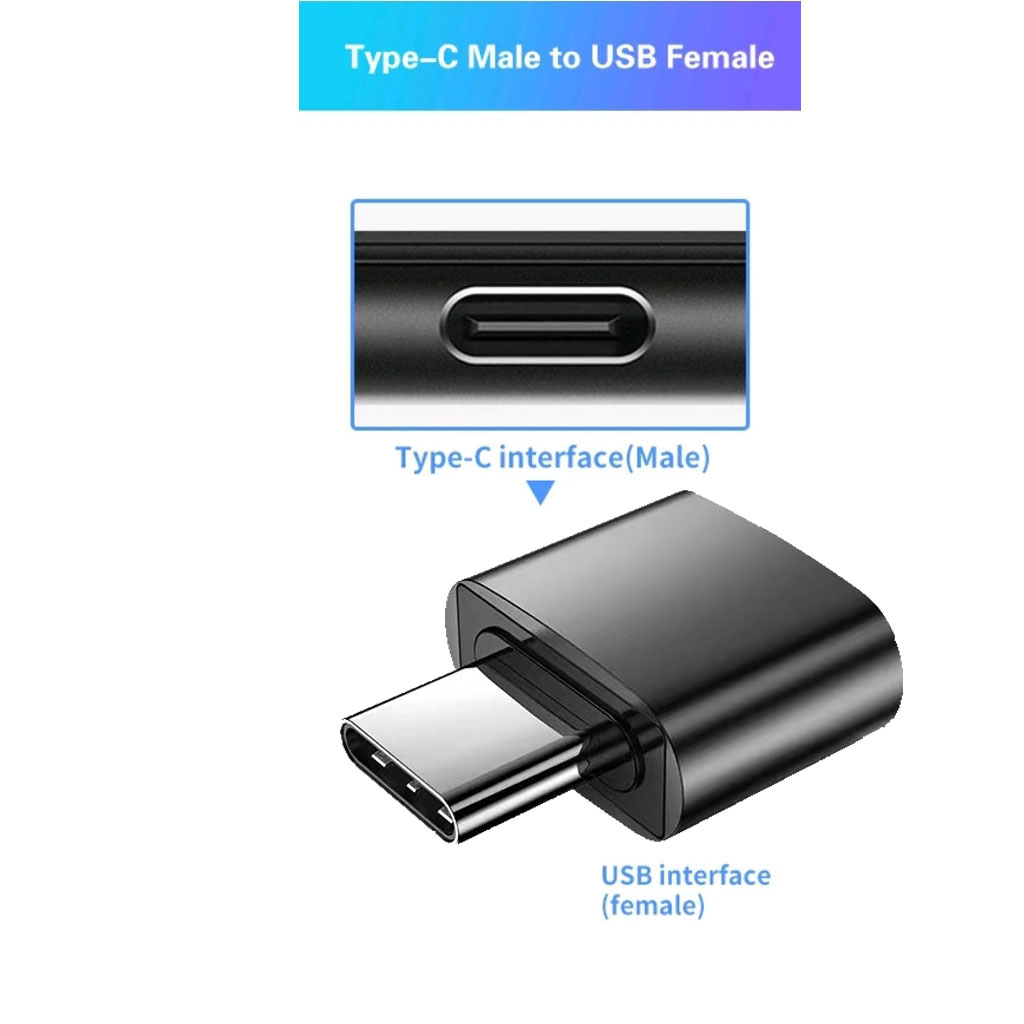 [Miễn phí vận chuyển] OTG TYPE-C sang Micro USB Adapter cho Android PC Data Connector USB Flash Drive