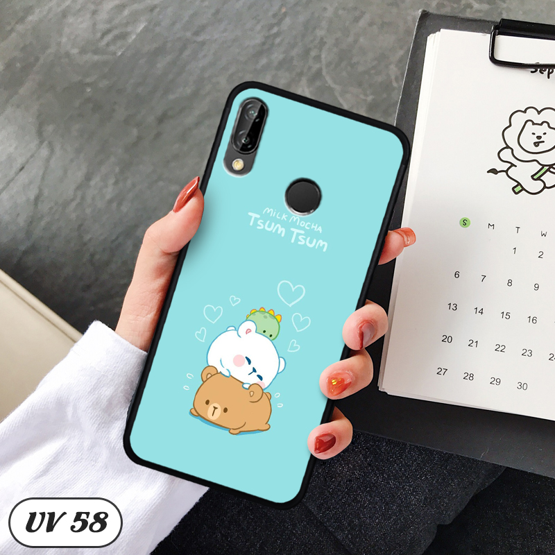 Ốp HUAWEI NOVA 3E - lưng nhám viền dẻo