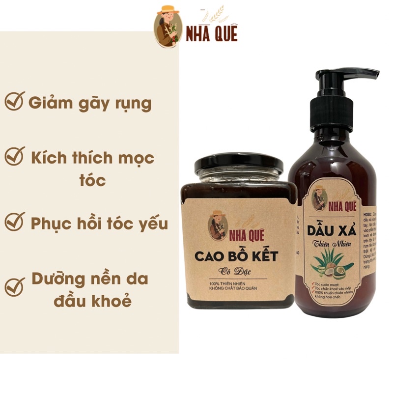 DẦU GỘI BỒ KẾT [Combo 2 món]