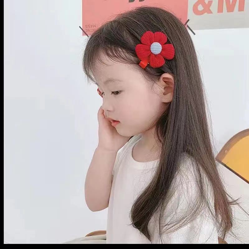 Sét 2 kẹp nơ và bông dễ thương cho bé gái