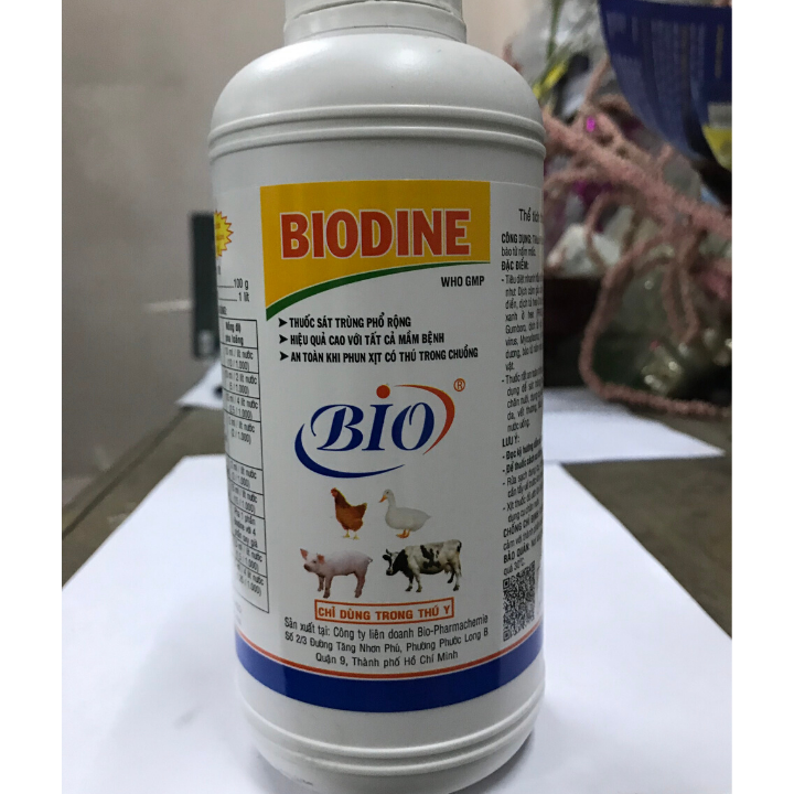 Dung dịch sát trùng BIO DINE [500 ml] hiệu quả, an toàn