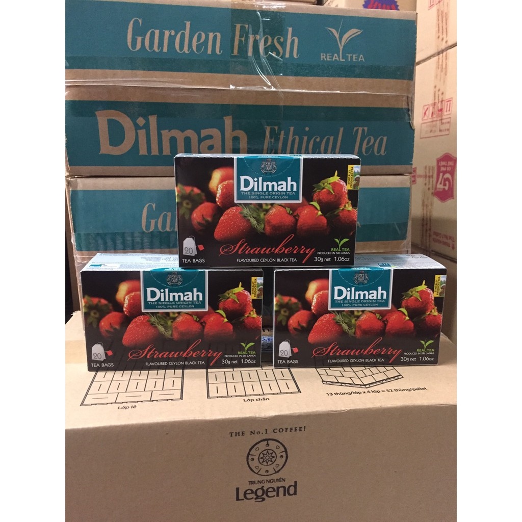 Trà Dilmah hương Dâu  Đào Bạc hà