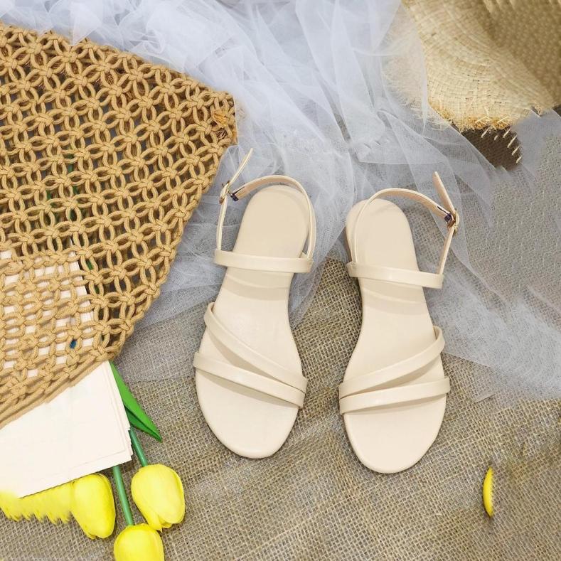 Giày sandal 2 quai xéo hở gót SD0250 giá rẻ