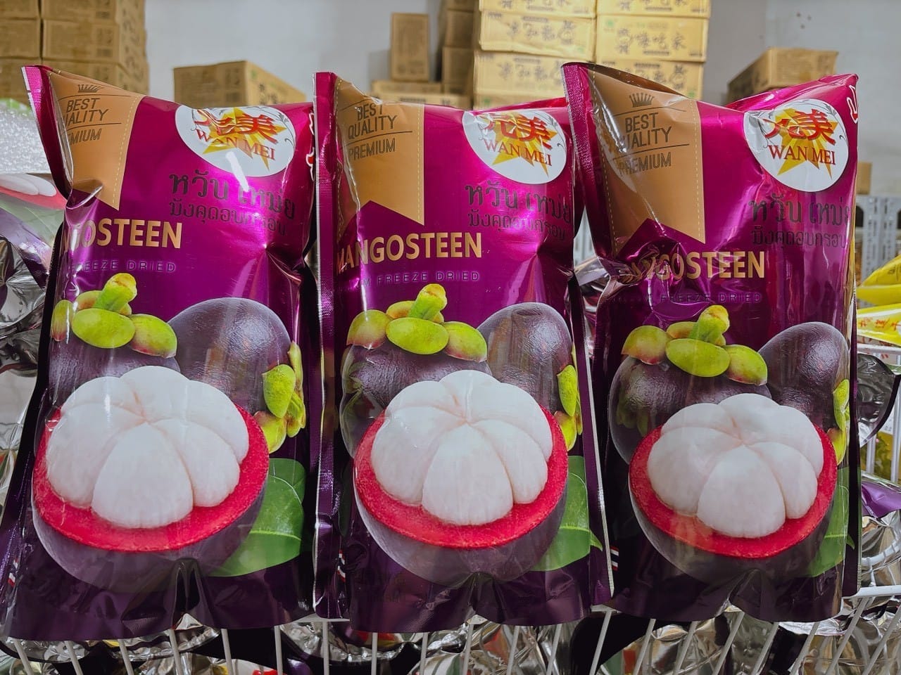 Măng cụt sấy khô Steen Wan Mei Thái Lan (208gram)