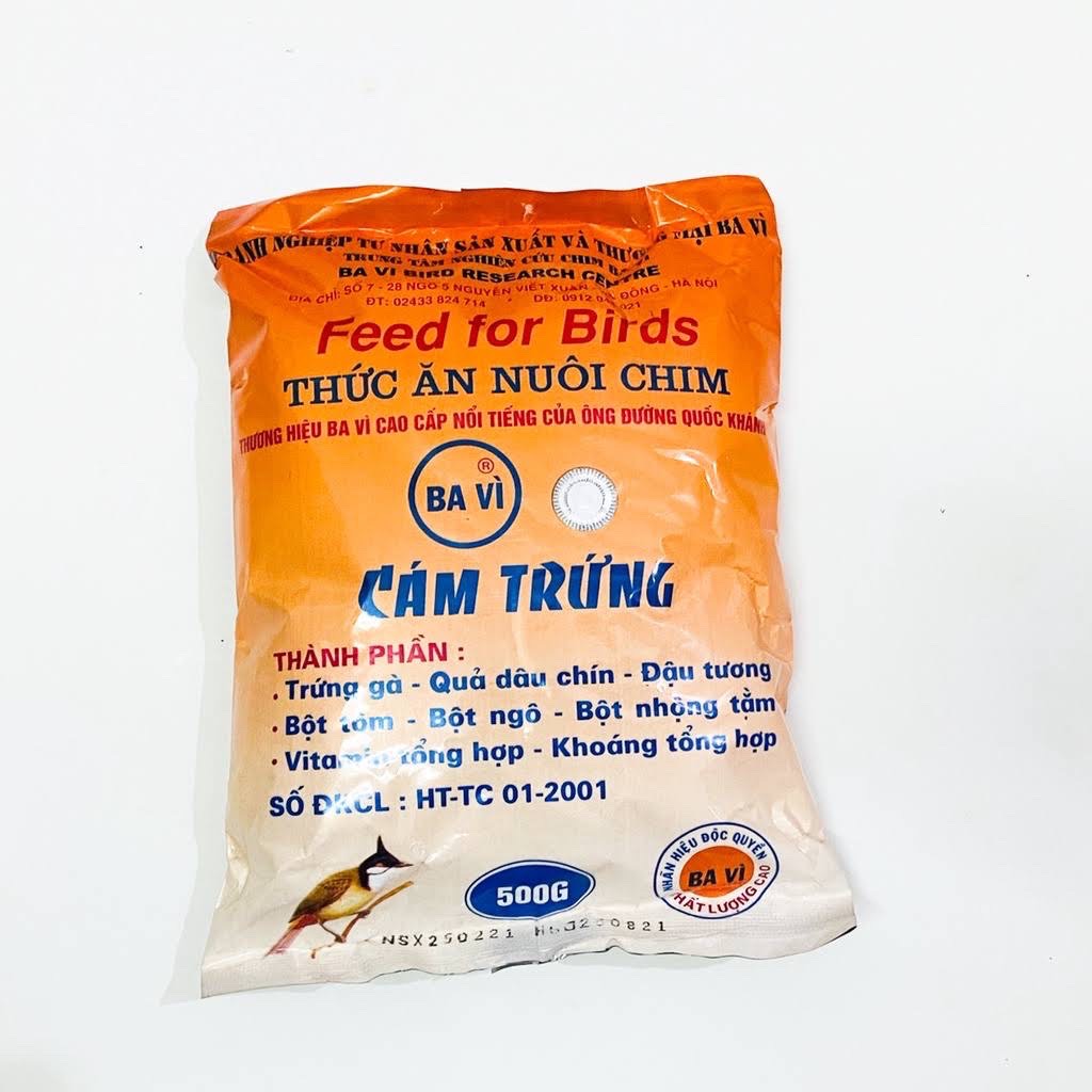 Cám trứng Ba Vì(500g) thức ăn cho chim cảnh
