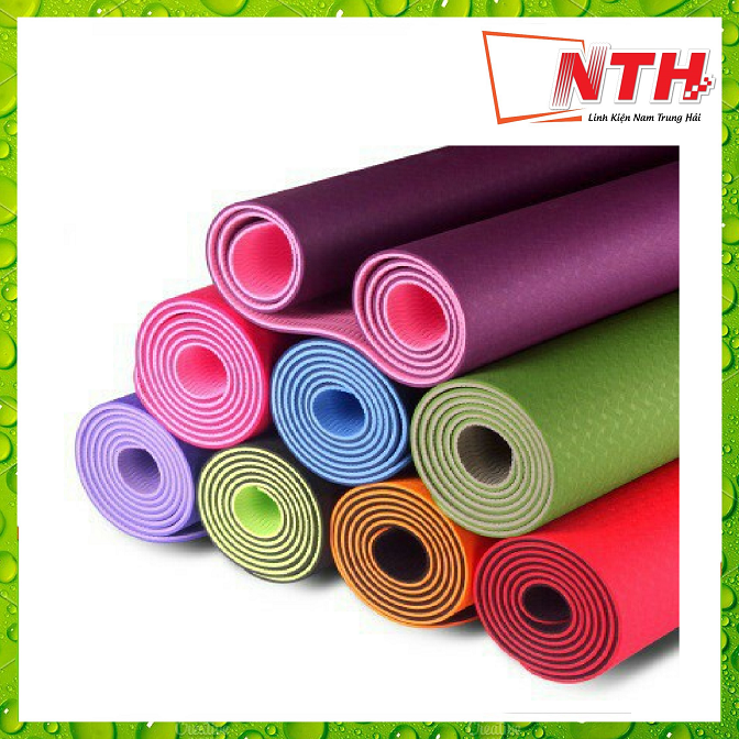 Thảm tập yoga xịn 2 lớp không túi
