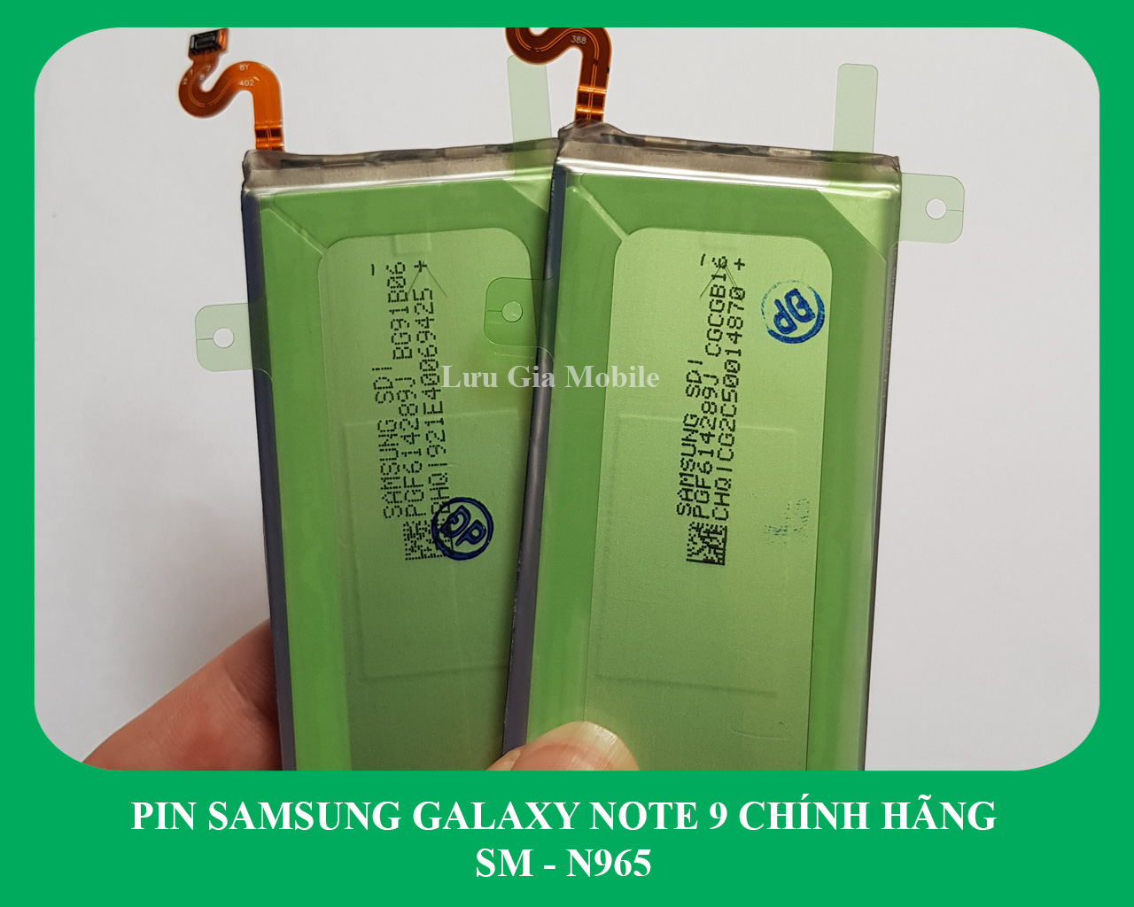 Pin Samsung Galaxy Note 9 zin công ty