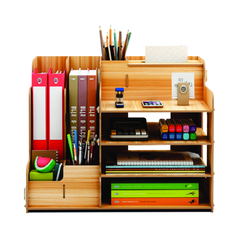 Kệ để đồ văn phòng gỗ nhiều ngăn VP02
