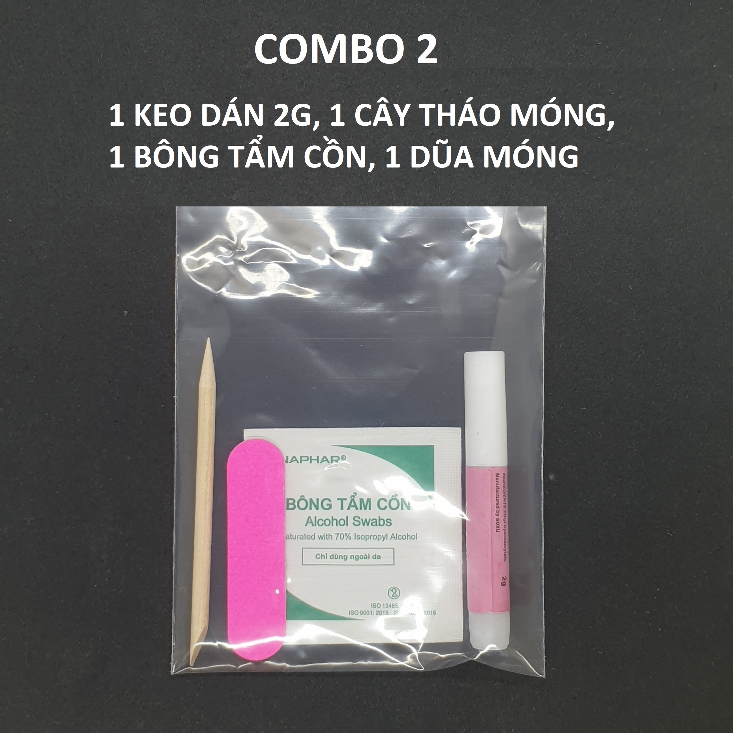 Bộ 4 món dụng cụ làm nailbox tiện dụng